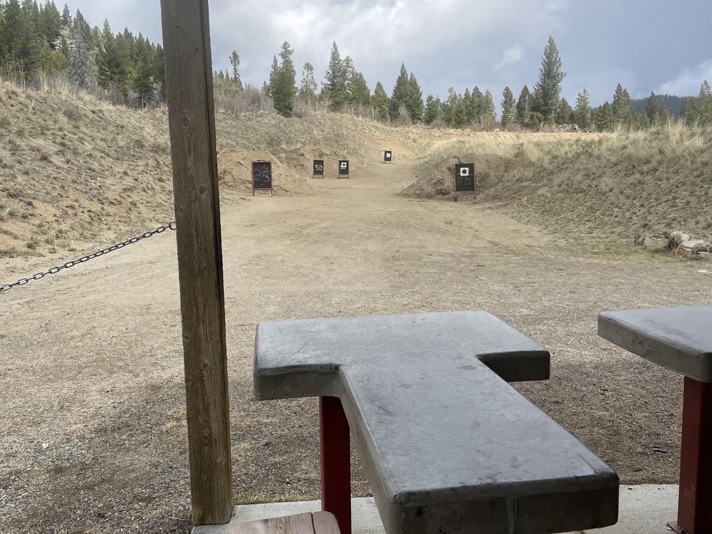 The Prickly Pear shooting range outside of Helena, Montana.