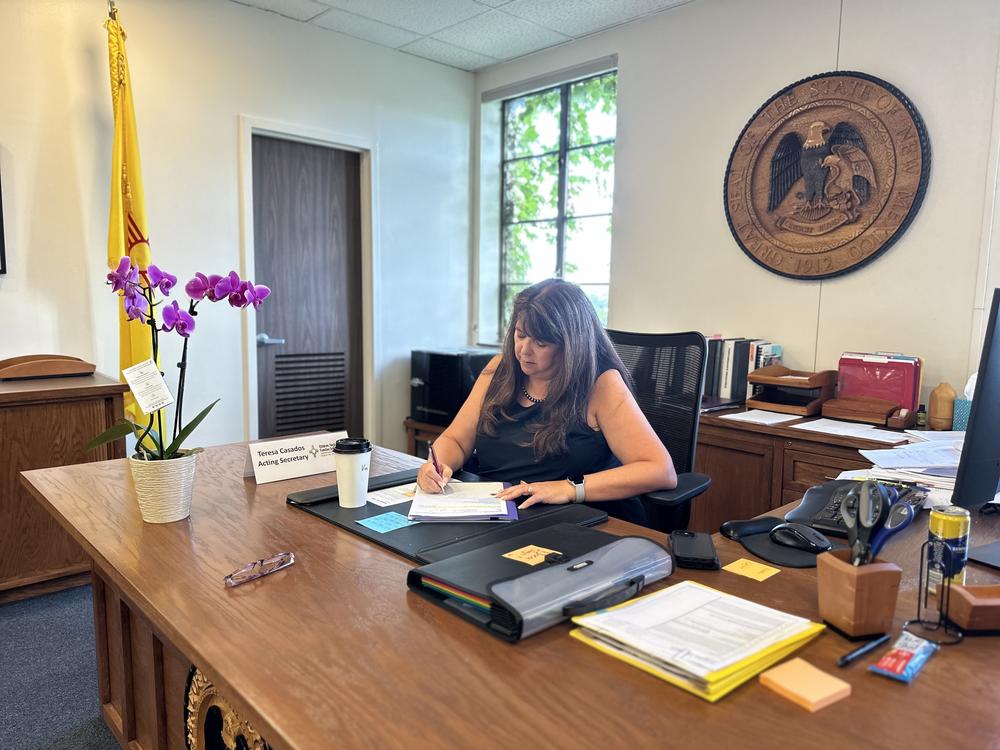 Teresa Casados runs New Mexico's Children, Youth & Families Department. She discovered the state had been taking the Social Security checks of children in foster care — children who got the benefits because they were orphaned or disabled.