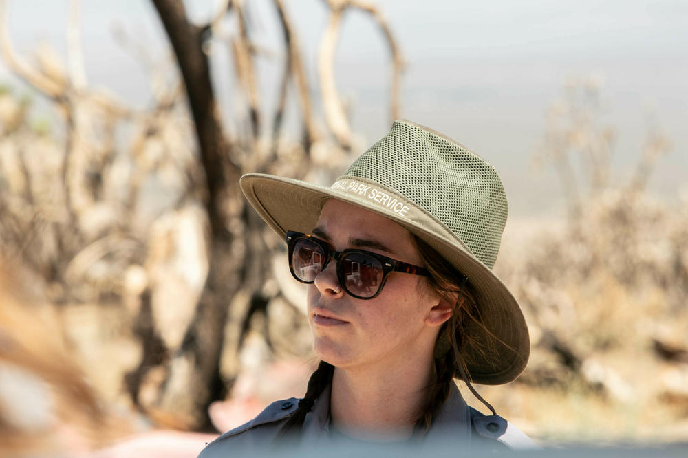 Erin Knight is a biological science technician at the Mojave National Preserve.