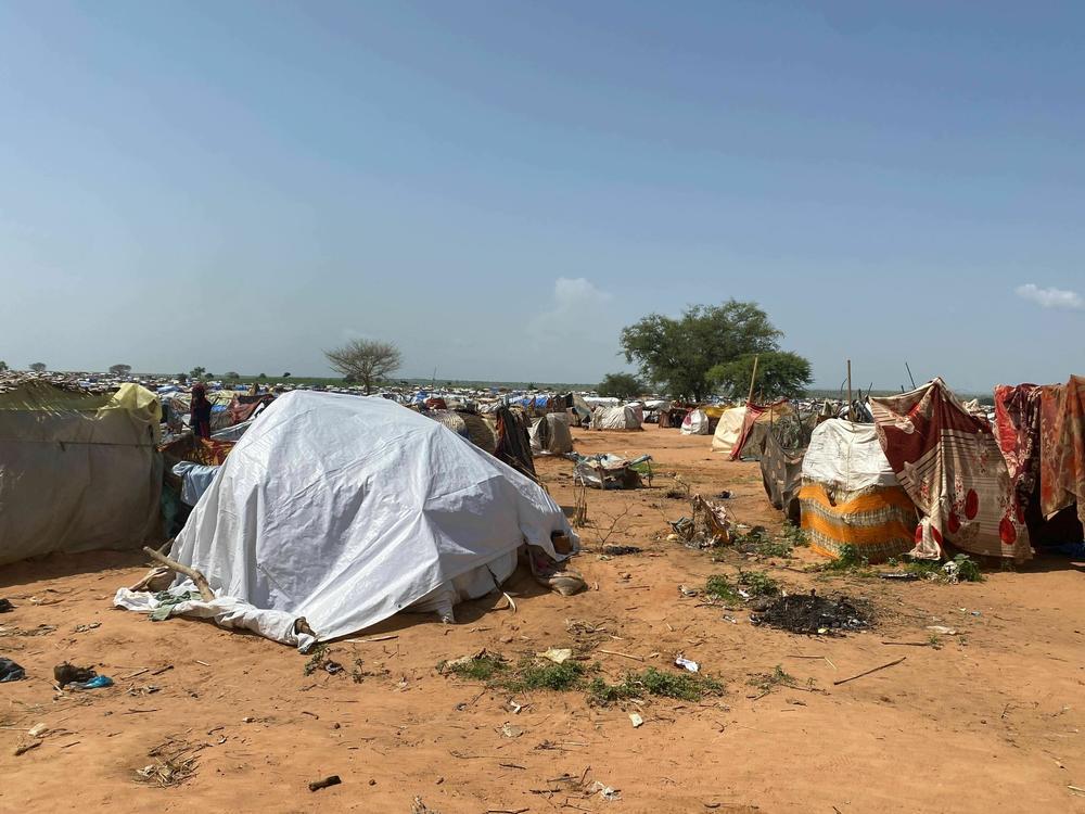 A team from NPR's <em>Morning Edition</em> visited makeshift refugee homes in Camp Adré, Chad, near the border with Sudan.