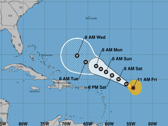 Hurricane Lee isn't currently predicted to make landfall — but all eyes will be on the intense storm's path as it slows down near the U.S. East Coast and Bermuda.