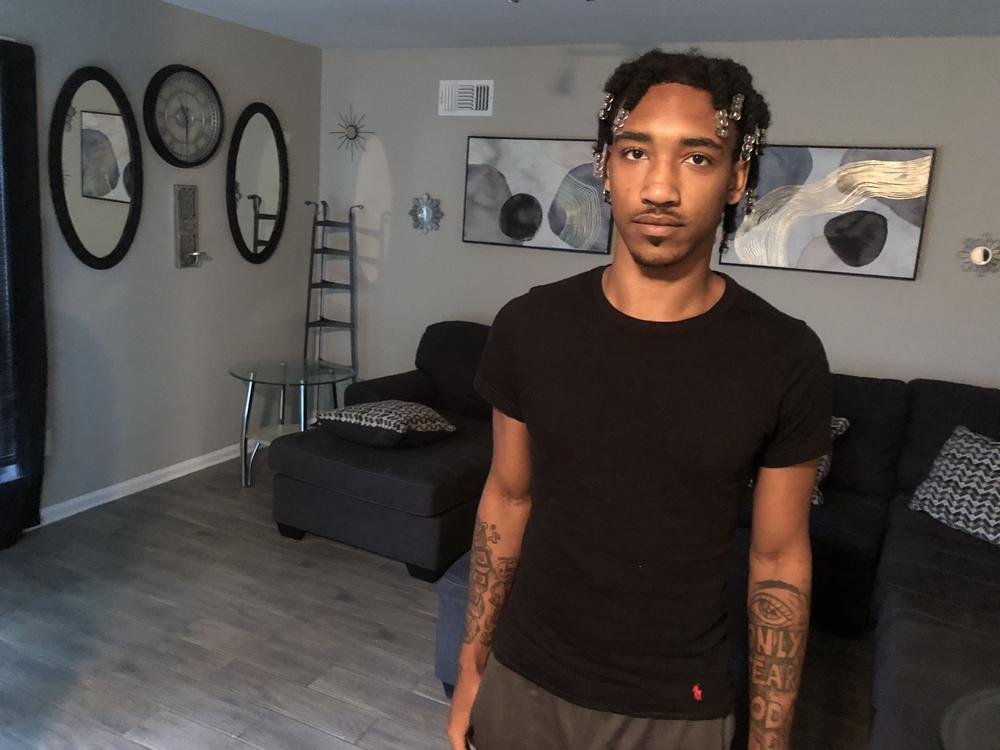 Monterrious Harris, inside his East Memphis, Tenn., home, says he was beaten by the same police unit days before Tyre Nichols was killed in January 2023. 