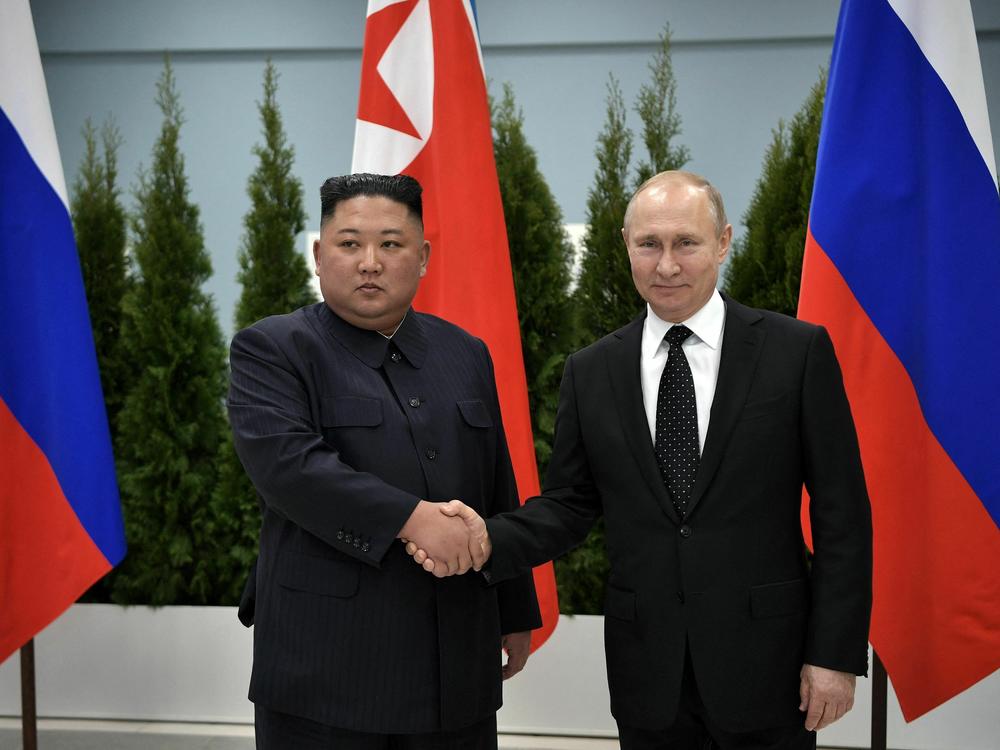 Russian President Vladimir Putin last met with North Korean leader Kim Jong Un in 2019 in Vladivostok. The Kremlin confirmed Monday that Kim and Putin will meet again this week, also in Vladivostok.