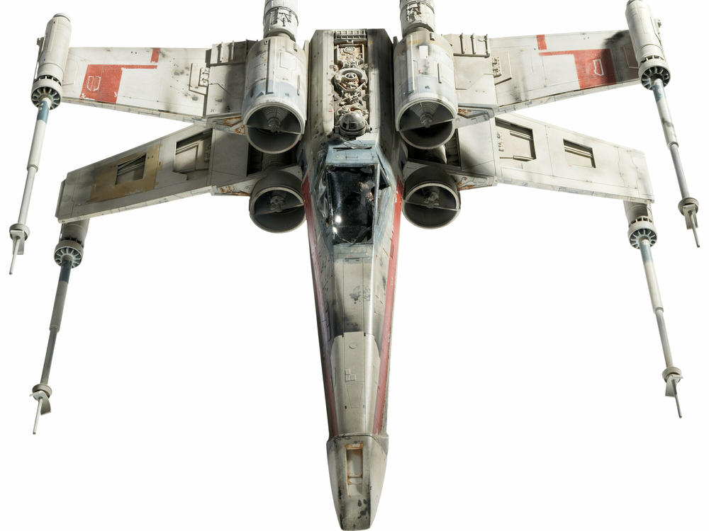 This 1:24 scale miniature was used to film pivotal scenes from the first Star Wars film. It's now at the center of a auction of items collected over decades by Greg Jein, a master model-builder for film and TV.
