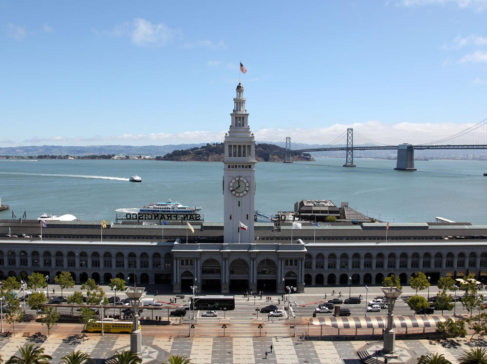 Threatened by rising sea levels, San Francisco is considering drastic measures to save its historic shoreline. Above, the Ferry Building pictured in 2009.