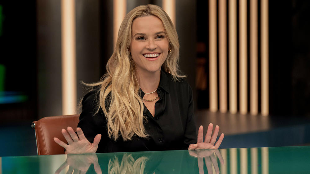 Look at this happy, successful news anchor. Unfortunately, Bradley (Reese Witherspoon) is, you guessed it, full of secrets.