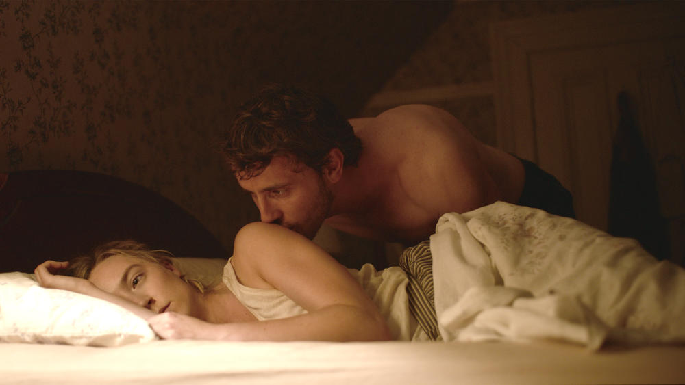 Saoirse Ronan and Paul Mescal in <em>Foe</em>.