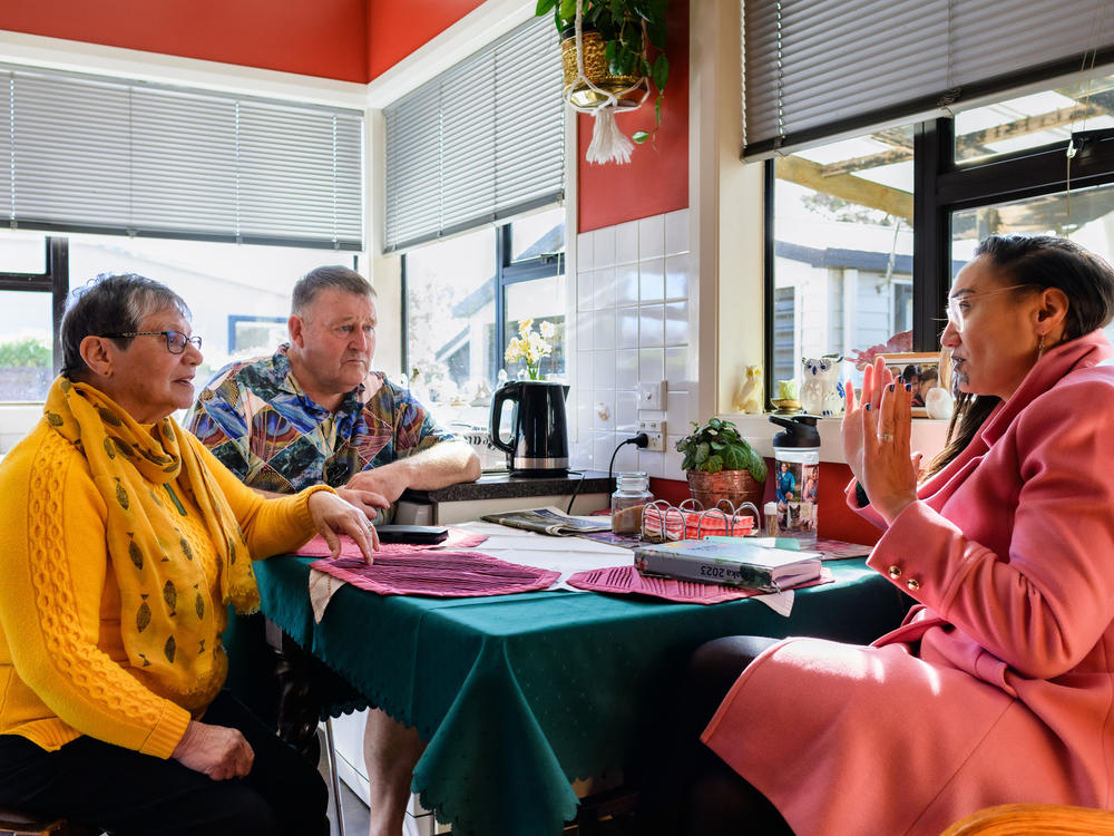 Teresa Butler visits Trish and Glen Johnston at their home in Christchurch, New Zealand, to support Trish, 79, who gave up smoking four years ago. Trish is Māori and Glen is pākehā — a white New Zealander.