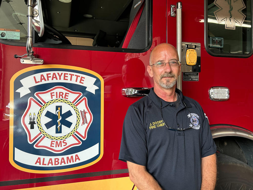LaFayette's fire chief, Jim Doody, said that without an emergency room or urgent care clinic, residents regularly bring their health problems to the fire station.
