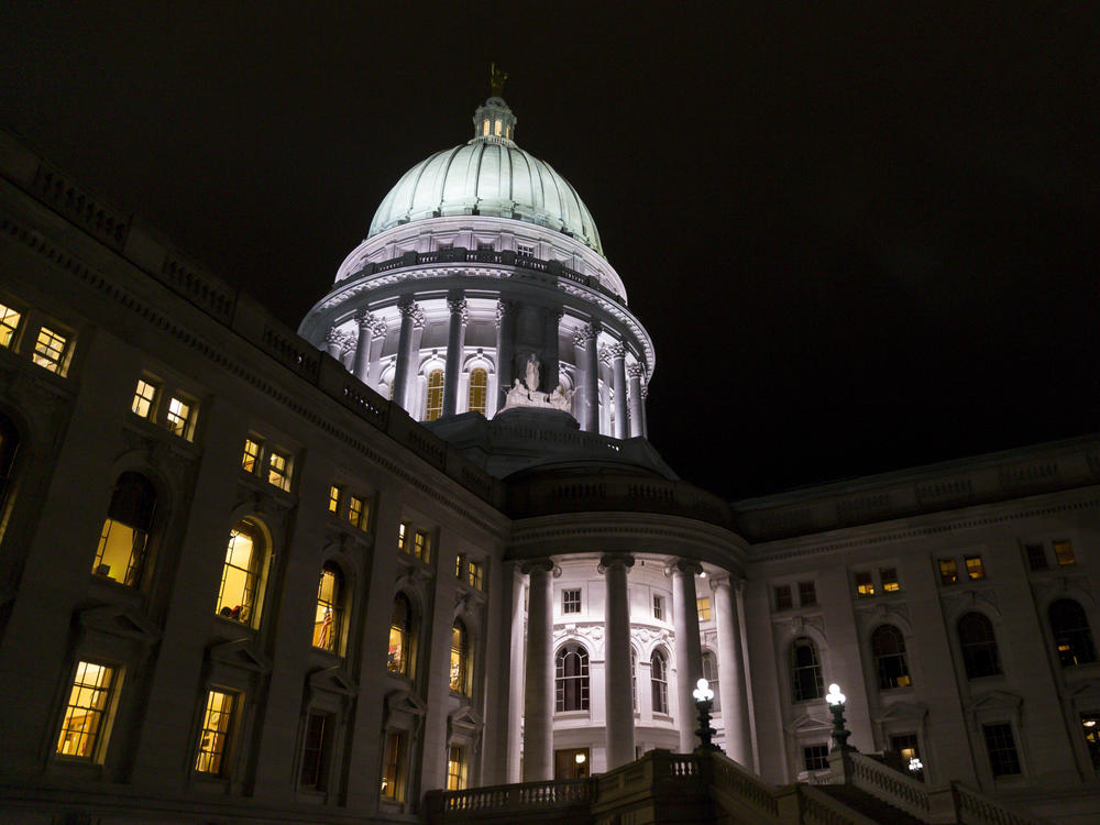 The Wisconsin State Capitol in Madison is seen in 2018. Two votes there Thursday are tied to Republican efforts to shape election rules before 2024.