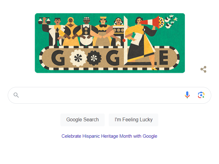 The Google Doodle on Sept. 15 celebrates Luisa Moreno, who founded one of the first Latino civil rights assemblies in the U.S. and fought for improved working conditions and fair treatment for Latino laborers.