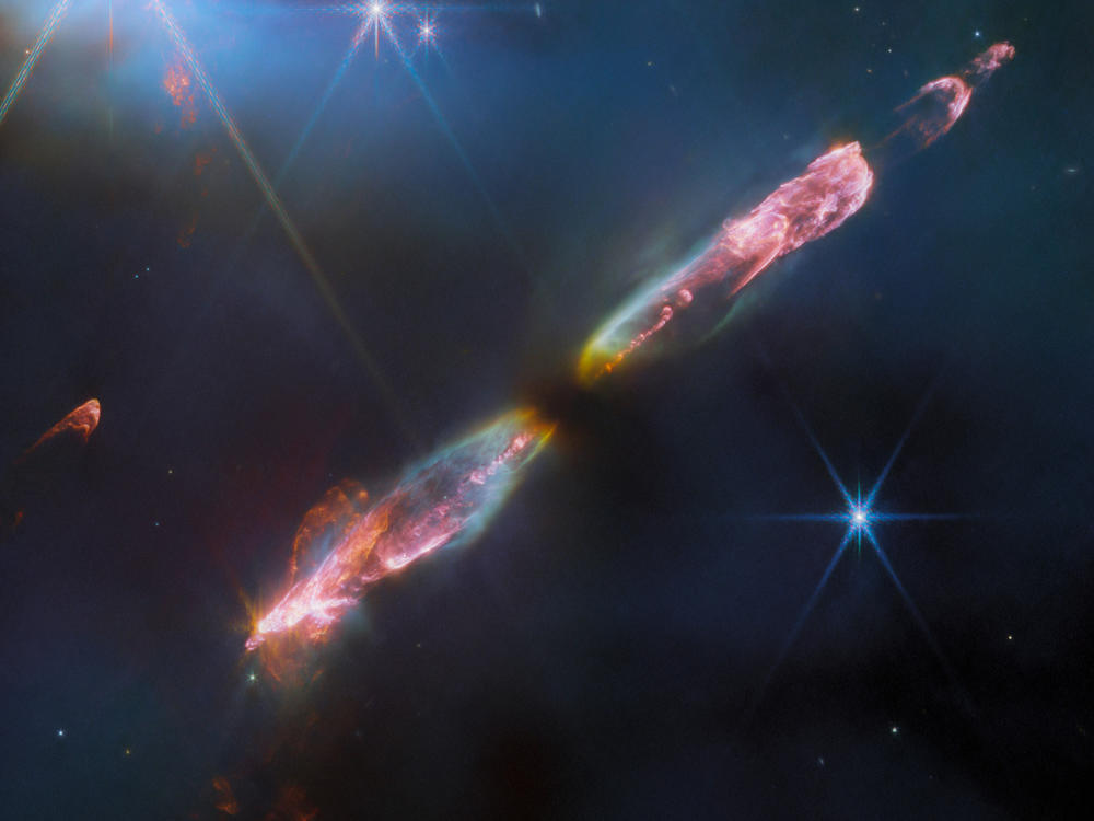 The James Webb Space Telescope captured an image of a newborn star that reveals what Earth's sun may have looked like when it was only a few tens of thousands of years old.
