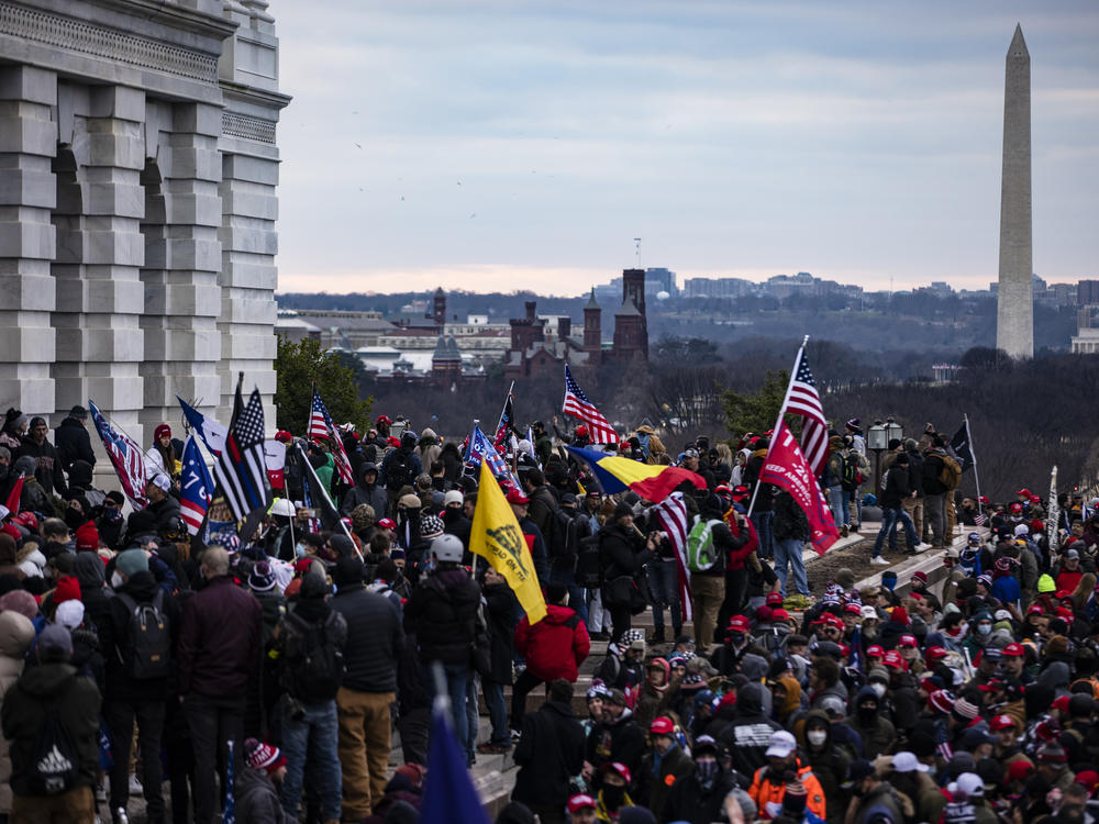 Trump supporters storm the U.S. Capitol on Jan. 6, 2021.