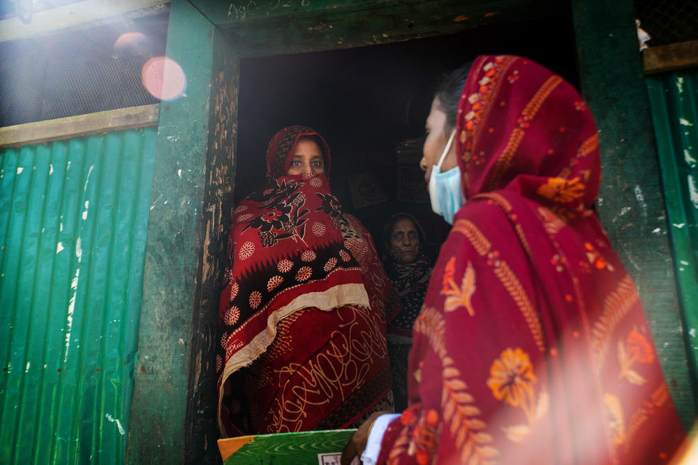 Bulbul Aktar is one of thousands of community health workers in Bangladesh — all of them women — who to go door to door to diagnose and treat people for malaria.