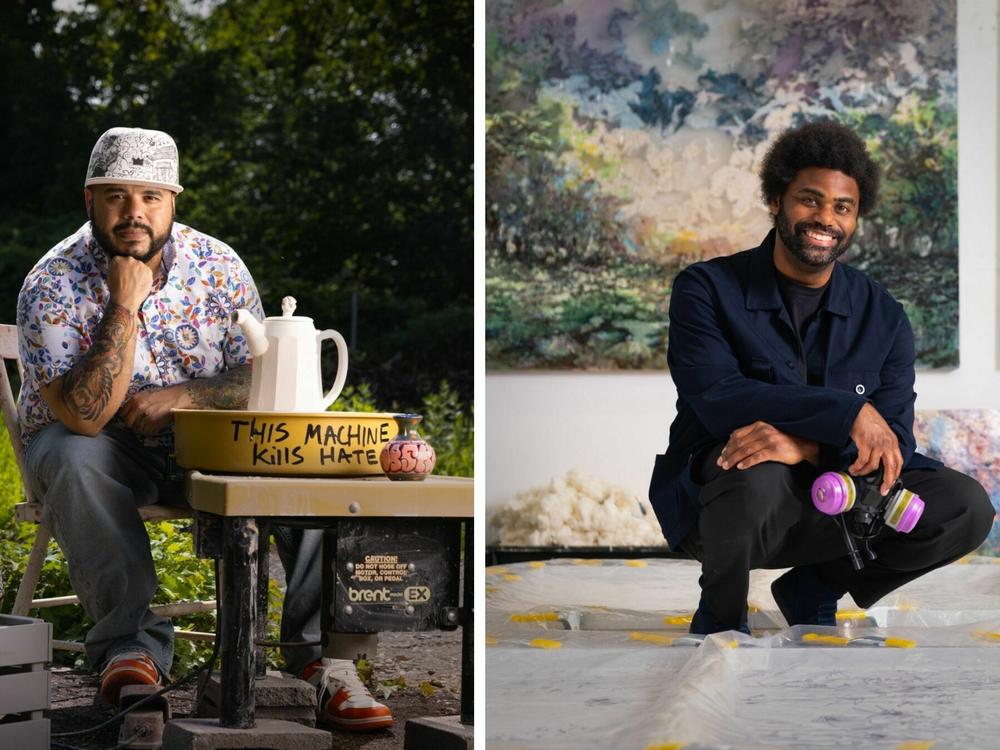 Artists Roberto Lugo (left) and Kevin Beasley are the 2023 winners of the Heinz Awards.