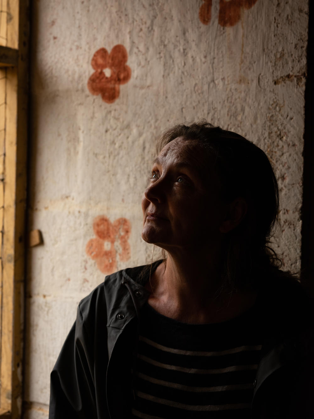 Sarah Preston, a guide and communications director at Guédelon Castle, where artisans are mastering medieval skills to build the castle.