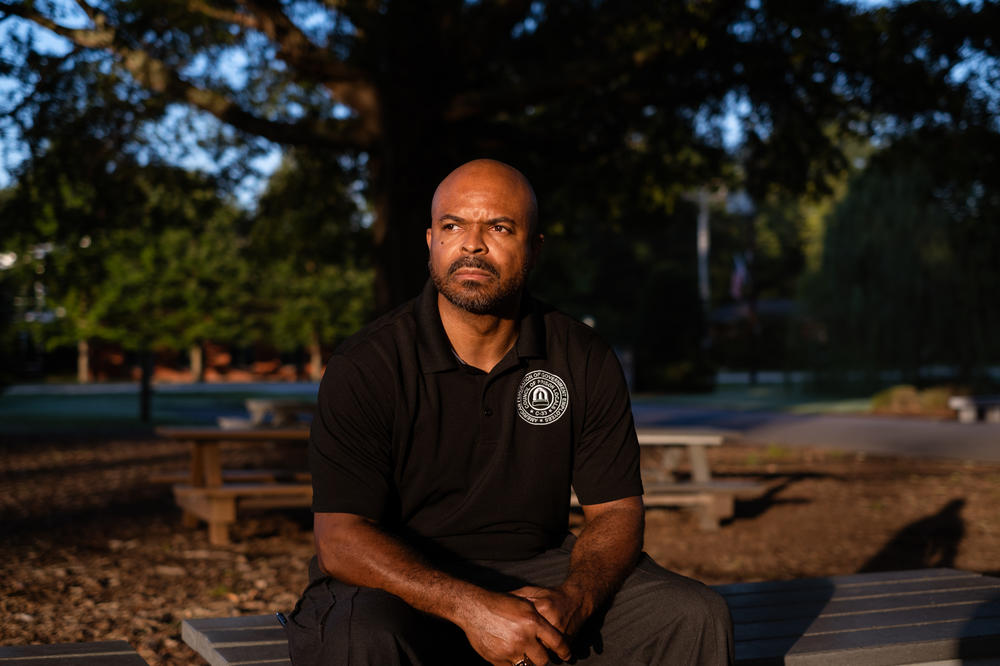 Delshon Harding is a correctional officer at the Butner Federal Correctional Complex and is president of the AFGE-CPL 33 Local 408 union. He believes staff shortages are the primary reason inmates go without essential care at Butner.