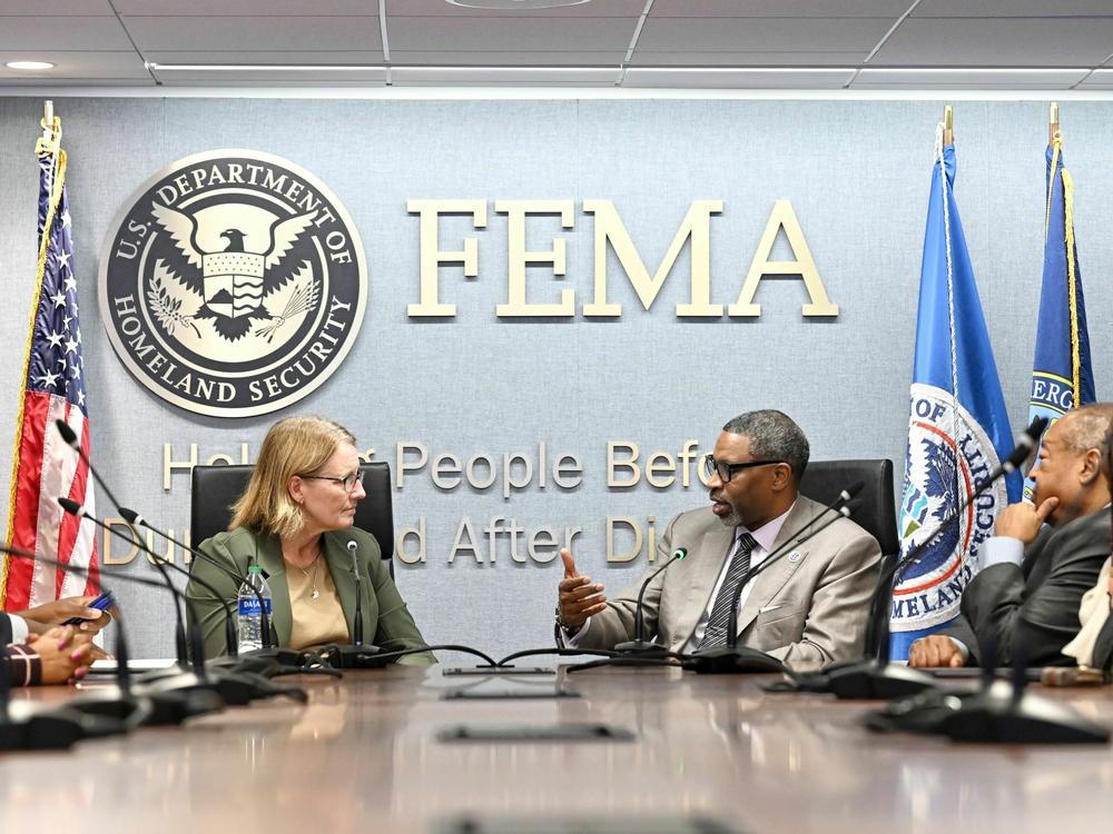 FEMA Administrator Deanne Criswell (left) along with NAACP President & CEO Derrick Johnson (right) signed an agreement this week outlining ways in which the two organizations will work together to center equity in disaster preparedness and response efforts.