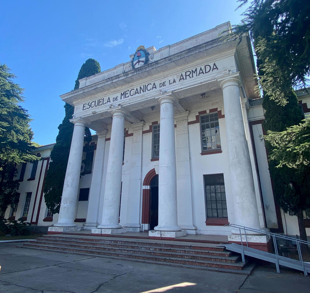 The former ESMA (The Navy School of Mechanics) in Buenos Aires was used as a clandestine detention camp where civilians were tortured and killed. It has been converted into a 