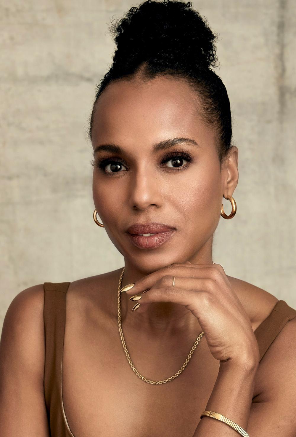 Kerry Washington playing a therapist and single mother in the Hulu series <em>UnPrisoned</em>. Her new memoir is <em>Thicker than Water.</em>