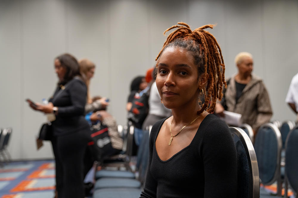 Jasia Gooden at the Congressional Black Caucus' annual legislative conference in 2023.