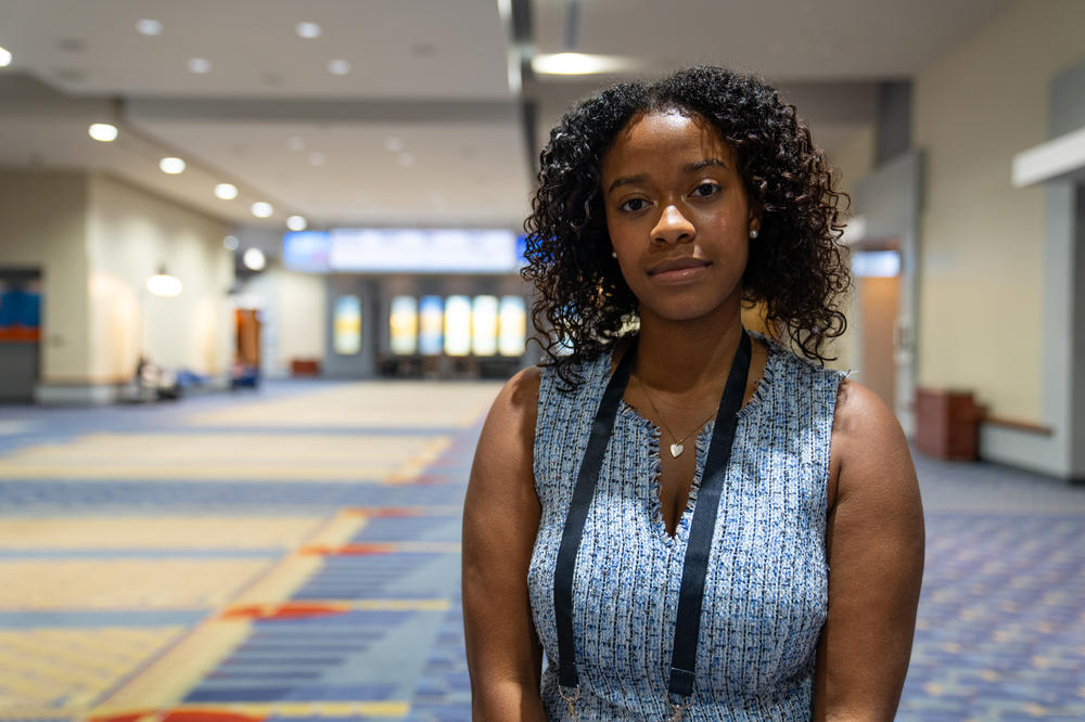 Mariah Cooley at the Congressional Black Caucus' annual legislative conference in 2023.