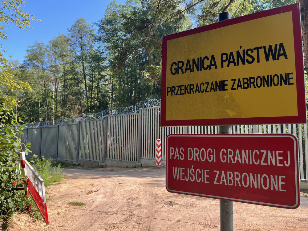 In the middle of Poland's Bialowieza Forest, one of Europe's oldest remaining forests, stands Europe's newest border wall: a 15-foot-high metal fence topped with razor wire and security cameras. Poland finished building this fence a year ago to try to stem an influx of migrants assisted to the border by Belarusian soldiers, whose government is trying to destabilize Europe.