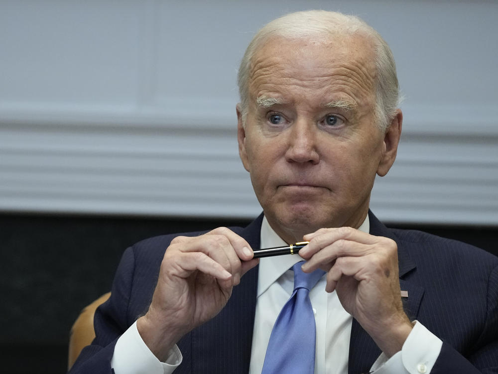 President Biden, seen at the White House on Sept. 25, 2023. The Justice Department has concluded its investigation into classified documents found in Biden's residences and office space.
