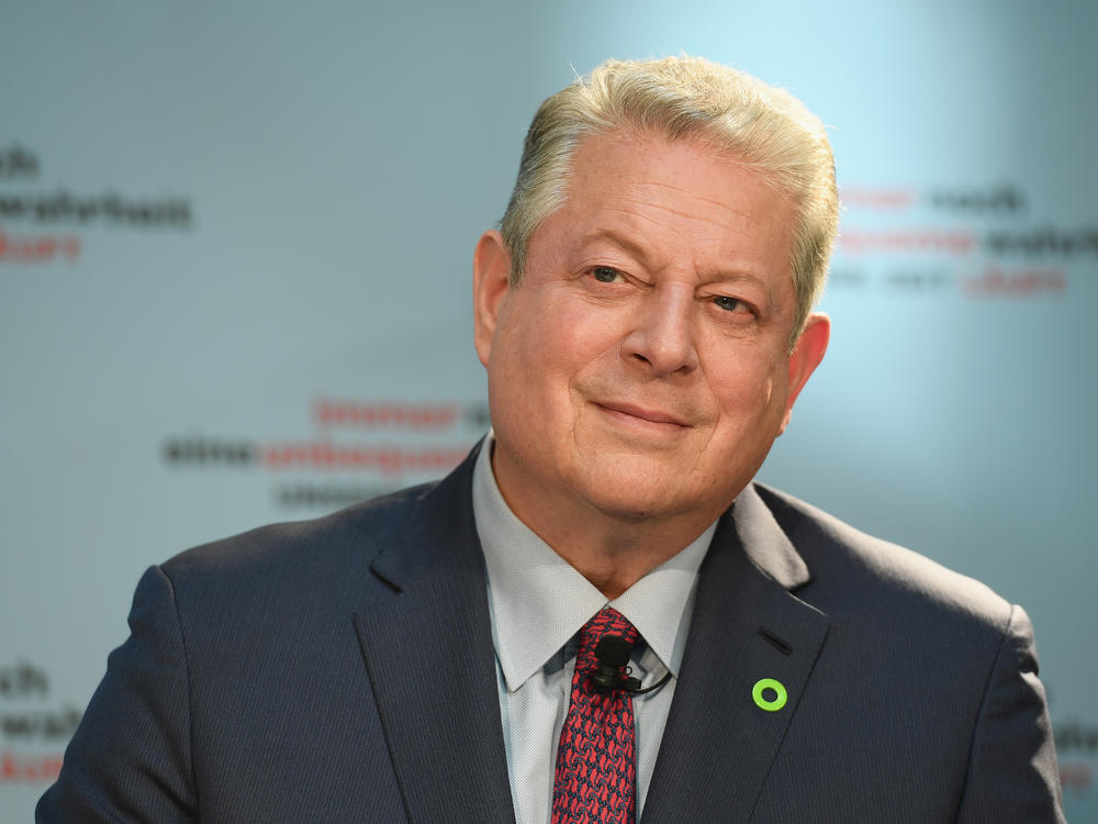Former Vice President Al Gore attends a press conference for <em>An Inconvenient Sequel: Truth to Power</em> at Hotel Adlon on Aug. 8, 2017, in Berlin, Germany.