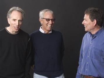 Jerry Zucker, Jim Abrahams and David Zucker (left to right), the writers and directors of 