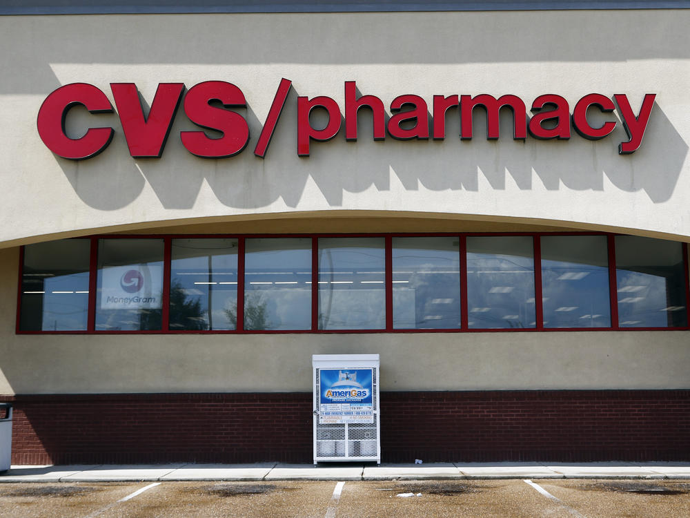 Pharmacists who work for CVS have staged a walkout in the Kansas City metro area, protesting what they say are unreasonable work conditions. In this file photo, a CVS store is seen in Jackson, Miss.
