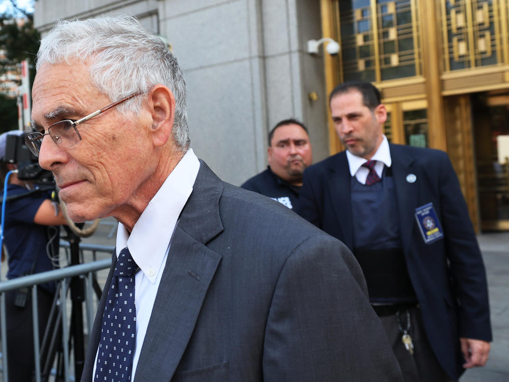 Joseph Bankman, father of former FTX CEO Sam Bankman-Fried, leaves after a bail hearing for his son at Manhattan Federal Court in New York City on Aug. 11, 2023. Bankman has taught at Stanford Law School for decades and has also worked as a therapist.