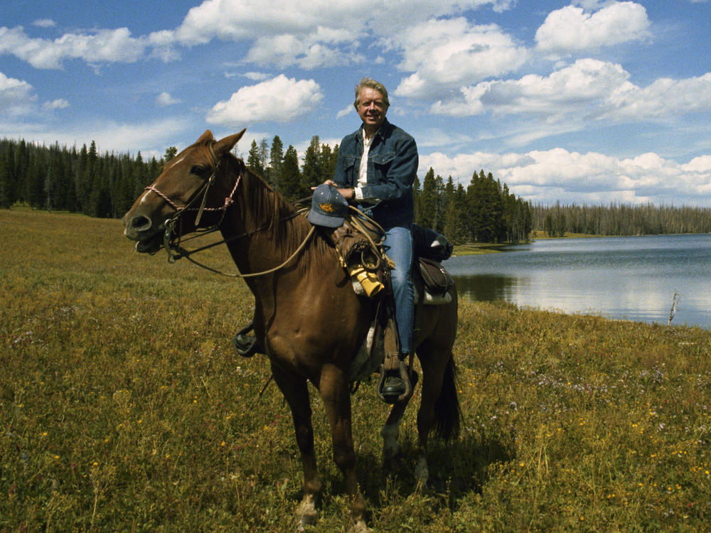 <em>Carterland </em>is a reappraisal of Jimmy Carter's presidency. He's pictured above at Grand Teton National Park.