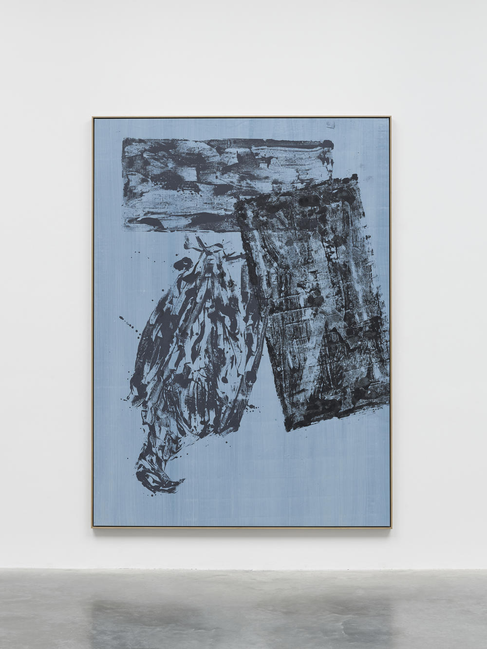 Georg Baselitz, <em>Francis in Willich</em>, 2023. Oil on canvas.