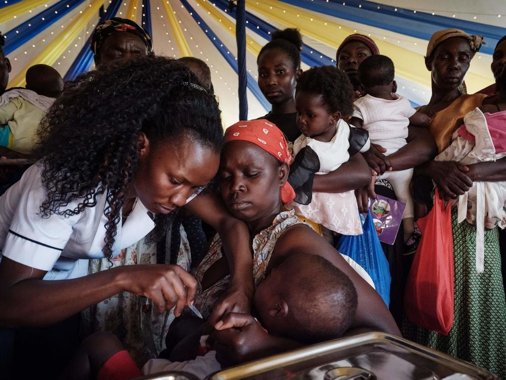 A Kenyan child receives the world's first malaria vaccine, approved nearly two years ago. This week, the World Health Organization approved a second vaccine for the mosquito-borne disease. It's called R21/Matrix-M and is intended for children between 5 and 36 months, who are among the most vulnerable to the disease.