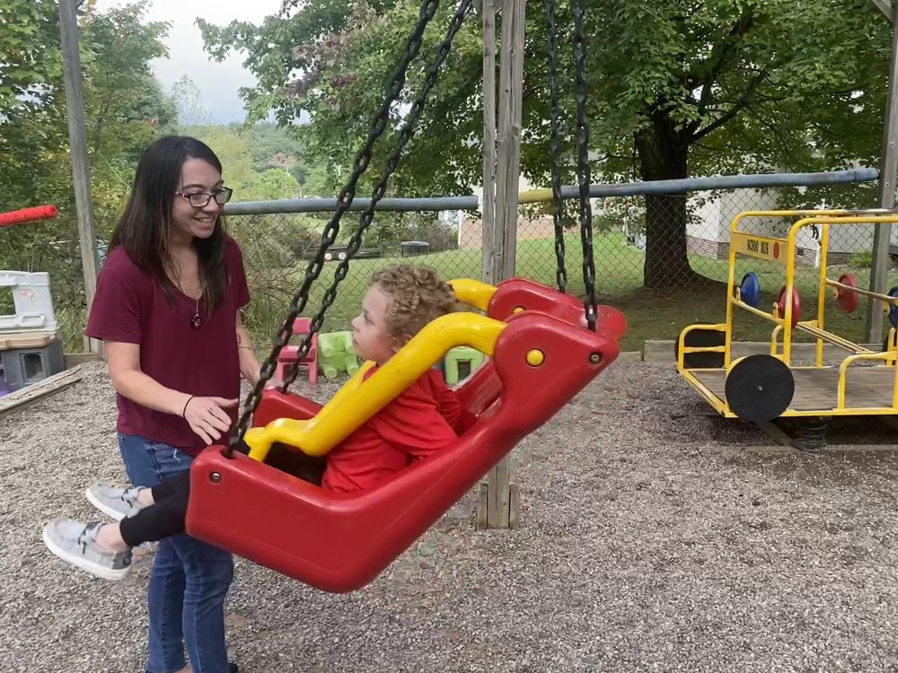 Katelyn Vandal is now director of A Place to Grow. Vandal's mother Melissa Colagrosso founded the center when Katelyn was 3, in part because her daughter's daycare had shut down.