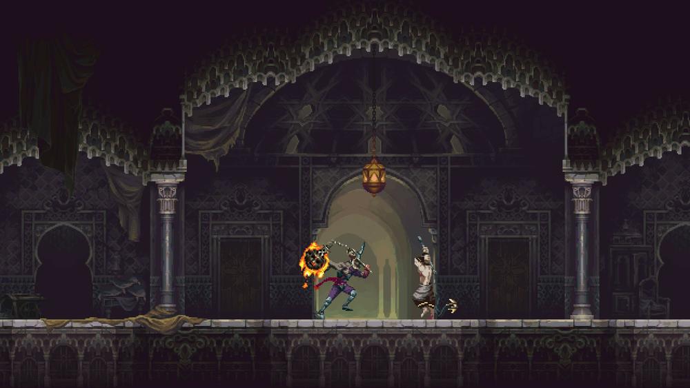 A fantastical reimagining of real-world architectural marvel Alhambra in Blasphemous 2.