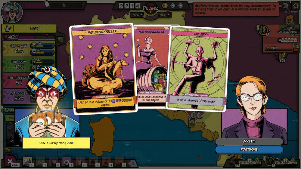 Control the world through horror and occult chicanery in The Fabulous Fear Machine.