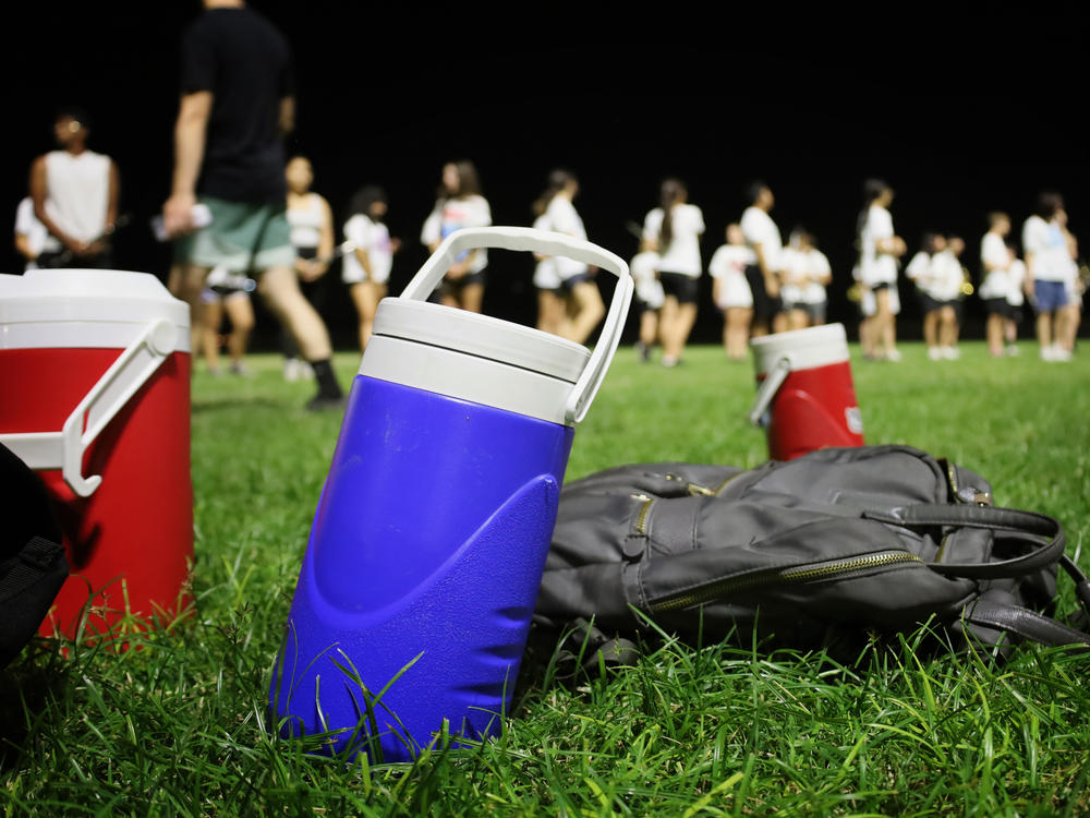 Marching bands are getting creative to beat the heat of climate change. Some changes include covering brass instruments under direct sunlight, scheduling frequent water breaks and time to put on extra sunscreen, no longer wearing traditional marching band uniforms at games and practicing before sunrise or after sunset.