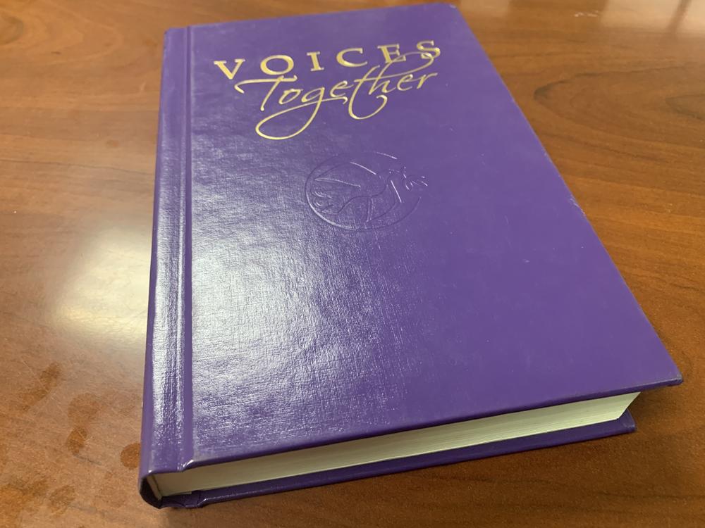 The 2019 Mennonite hymnal includes a template for land acknowledgements that each congregation can adapt with the names of local Native groups and use as part of the worship service.