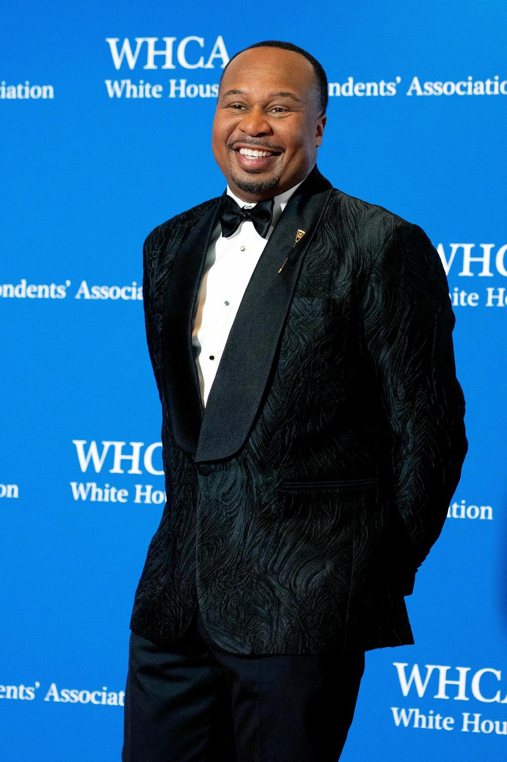 Comedian Roy Wood Jr. at the White House Correspondents' Association dinner in Washington, D.C., April 29, 2023.