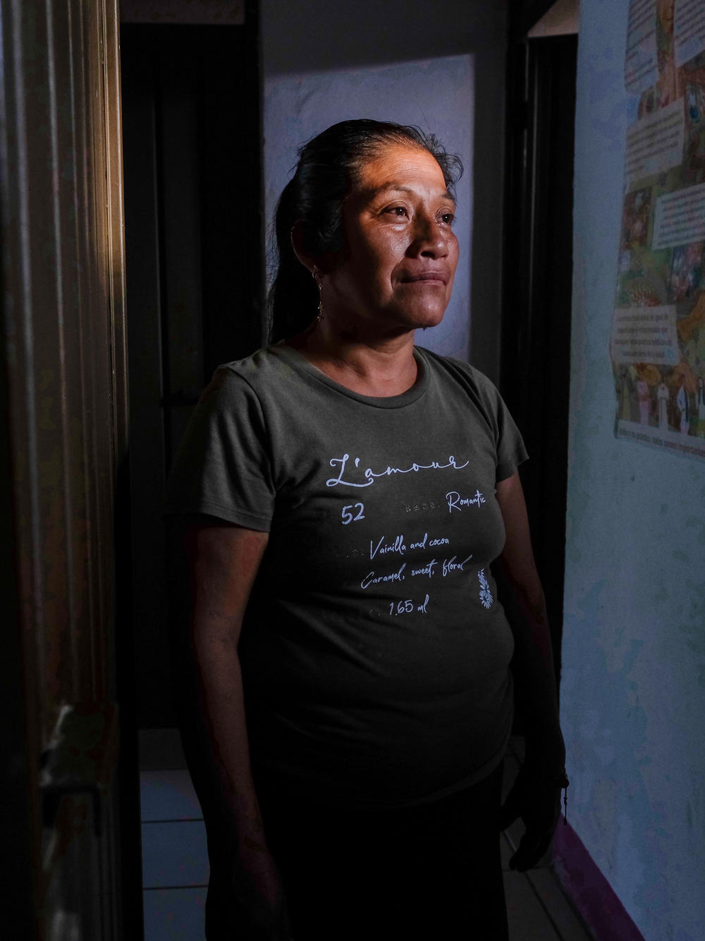Leonides García is a Tlapaneco midwife in the delivery room in CAMI.