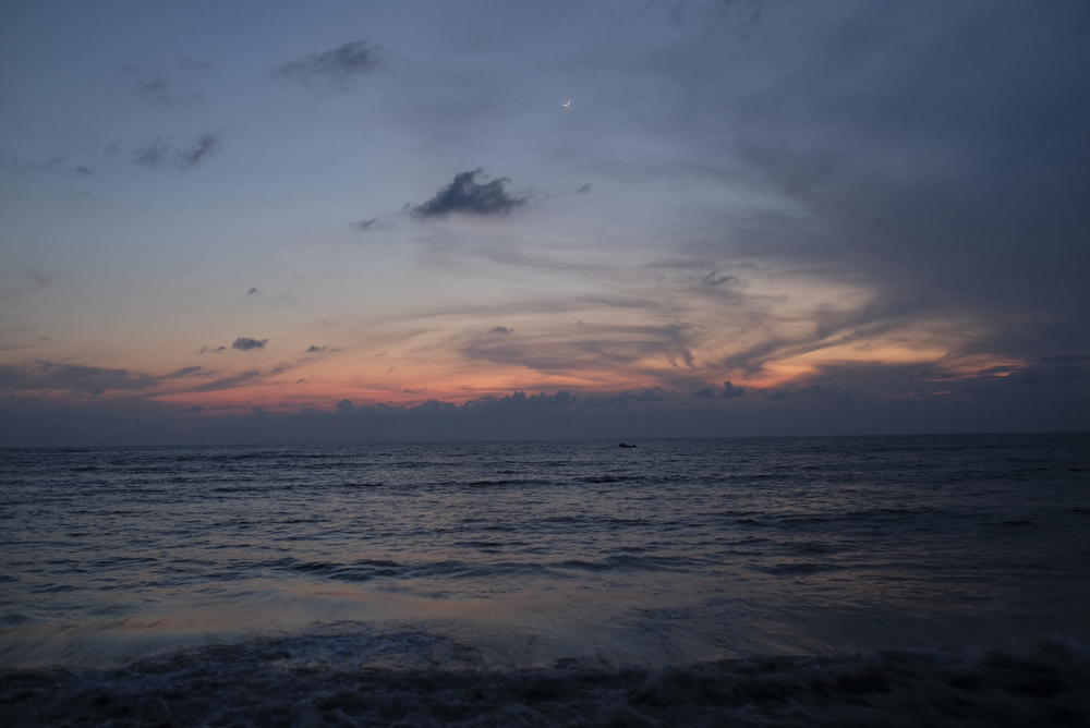 The Pacific Ocean off the coast of México's Costa Chica region.