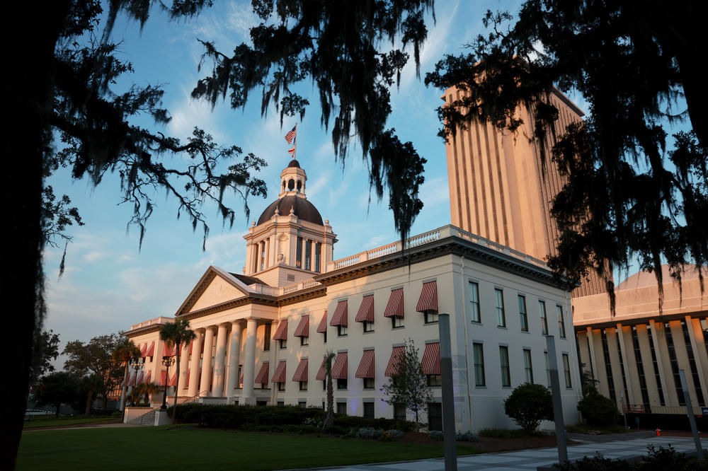 Florida's Historic Capitol, foreground, stands as part of the Capitol Complex in Tallahassee. Schorsch has made himself a seemingly indispensable figure in Florida political circles; political professionals say lobbyists, consultants and politicians there pay him advertising fees to stay in his good graces.