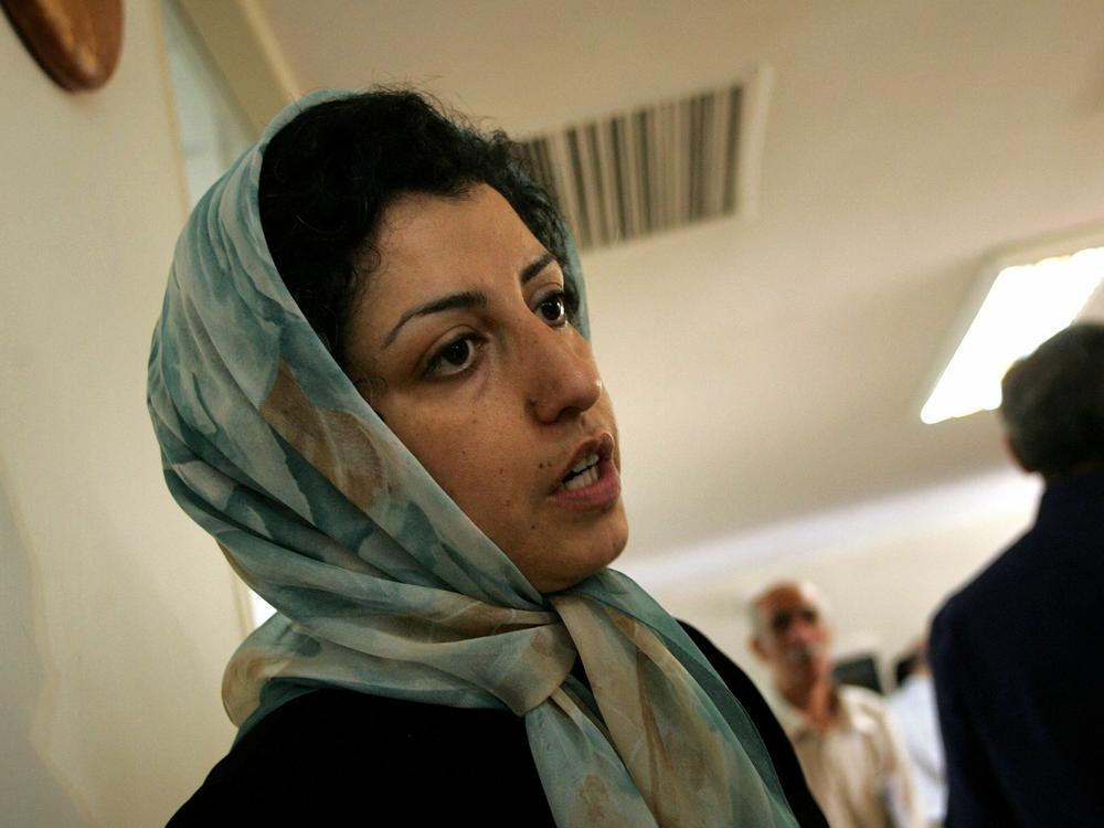 Iranian opposition human rights activist Narges Mohammadi is shown at the Defenders of Human Rights Center in Tehranmon June 25, 2007.
