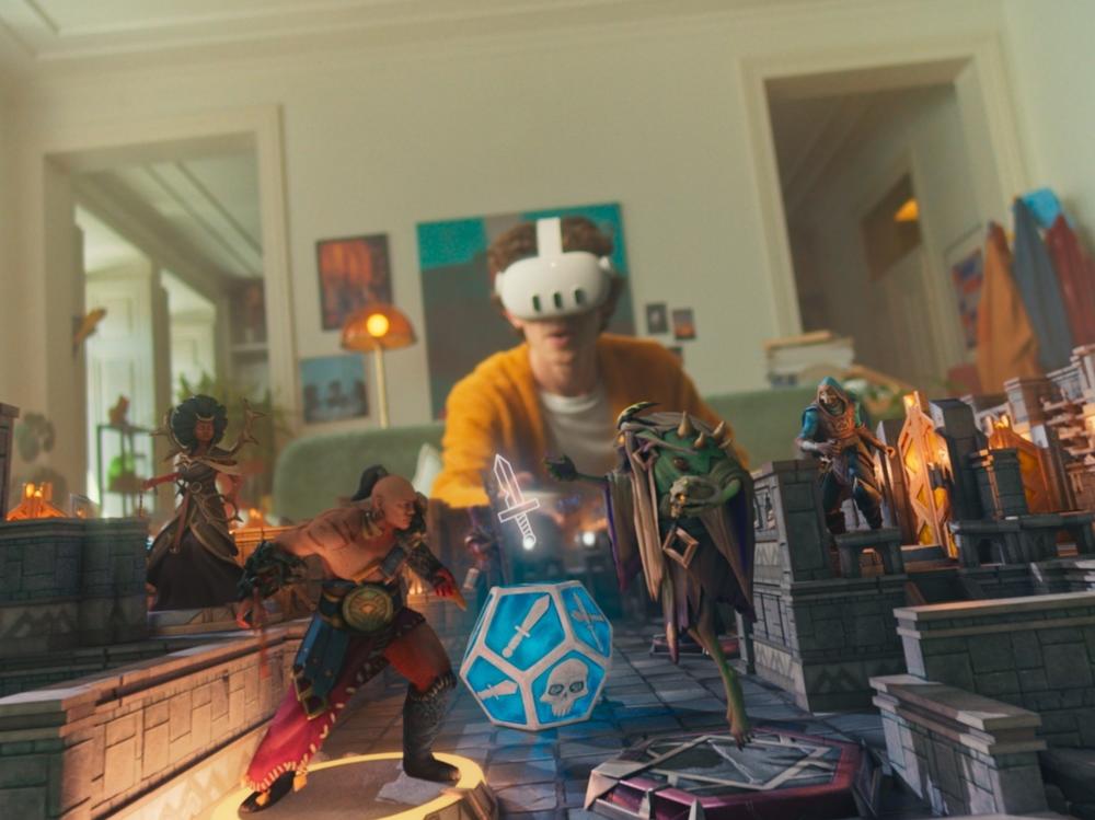The Meta Quest 3 can power augmented reality board games like Demeo.