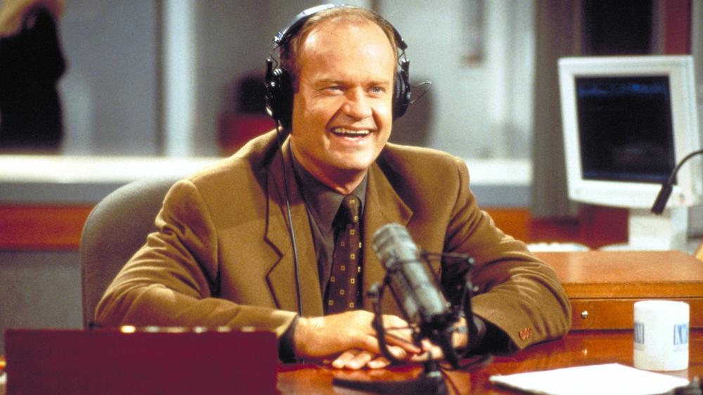 Grammer as Frasier Crane in NBC's version of <em>Frasier</em>.