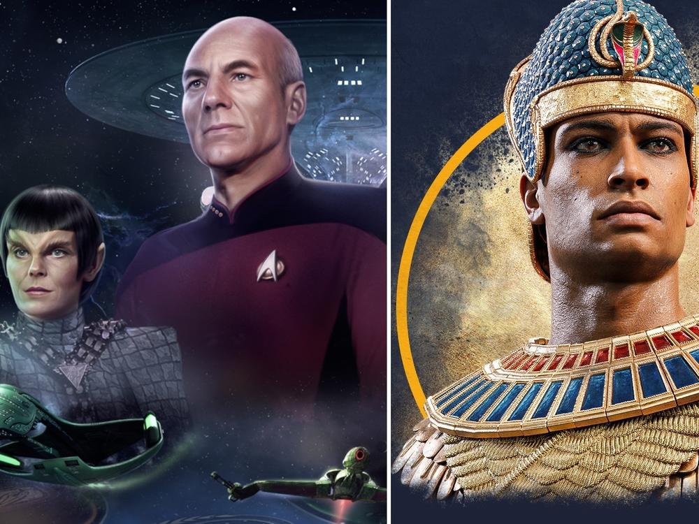Set your strategy adventure in either the shifting sands or the sci-fi stars.