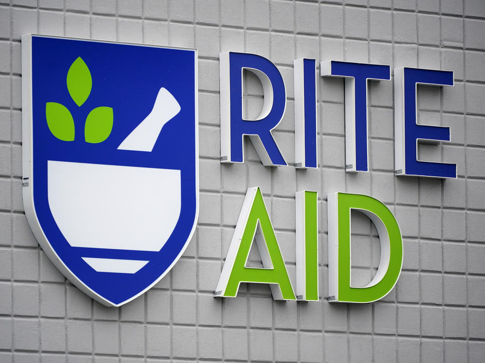 This photo shows a sign of Rite Aid on its store in Pittsburgh on Jan. 23, 2023. Rite Aid, a major U.S. pharmacy chain, said Sunday, Oct. 15, that it has filed for bankruptcy as part of its effort to restructure its finances.