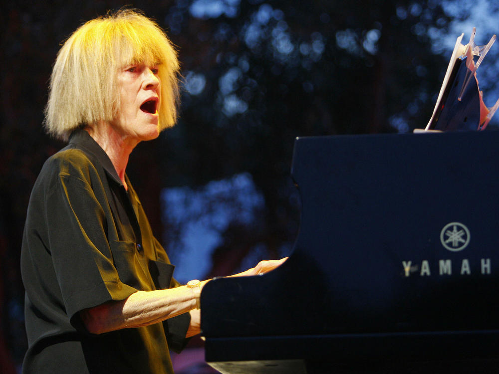 Carla Bley performs in Nice, France, in 2009.
